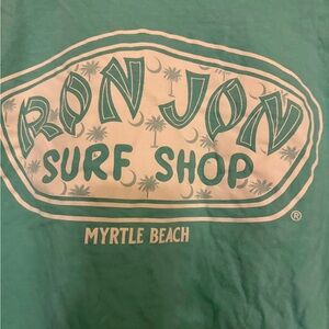 RonJon teal short sleeve shirt. Size medium. Great condition. No stains.